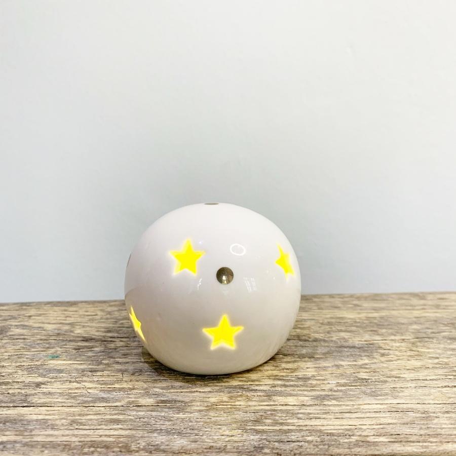 led ceramic ball 7cm stars