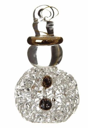Glass snowman
