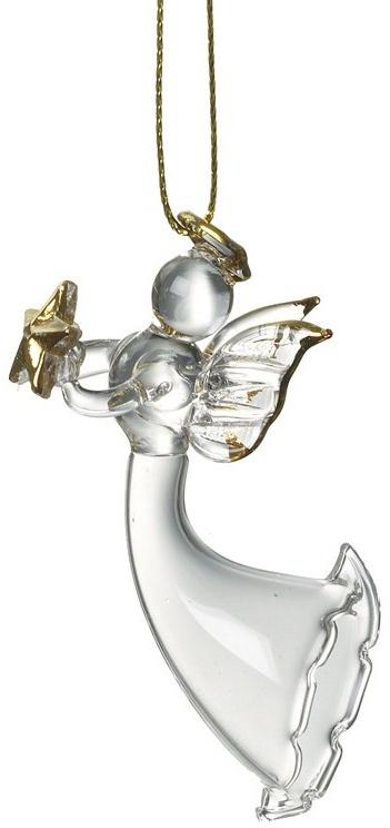 glass floaty angel decoration