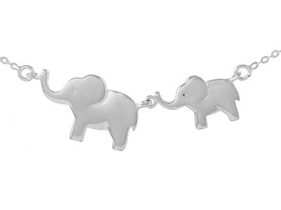 Silver Elephant necklace