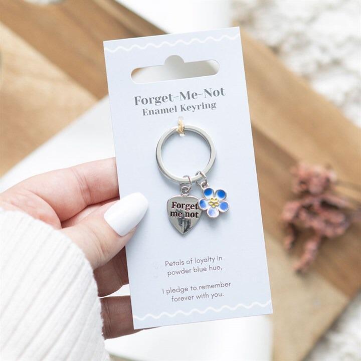 forget me not keyring