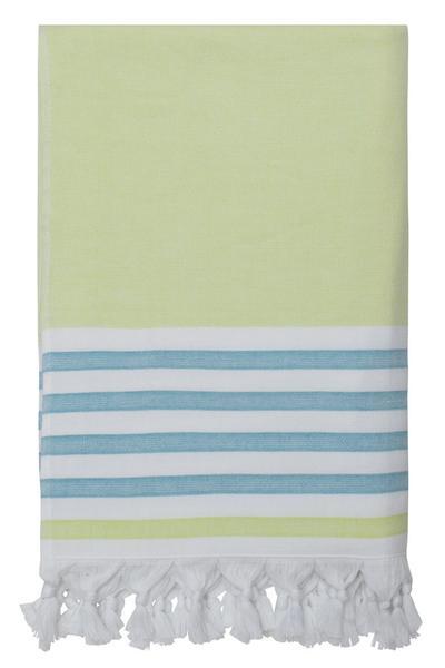 neon & turq dina beach towel