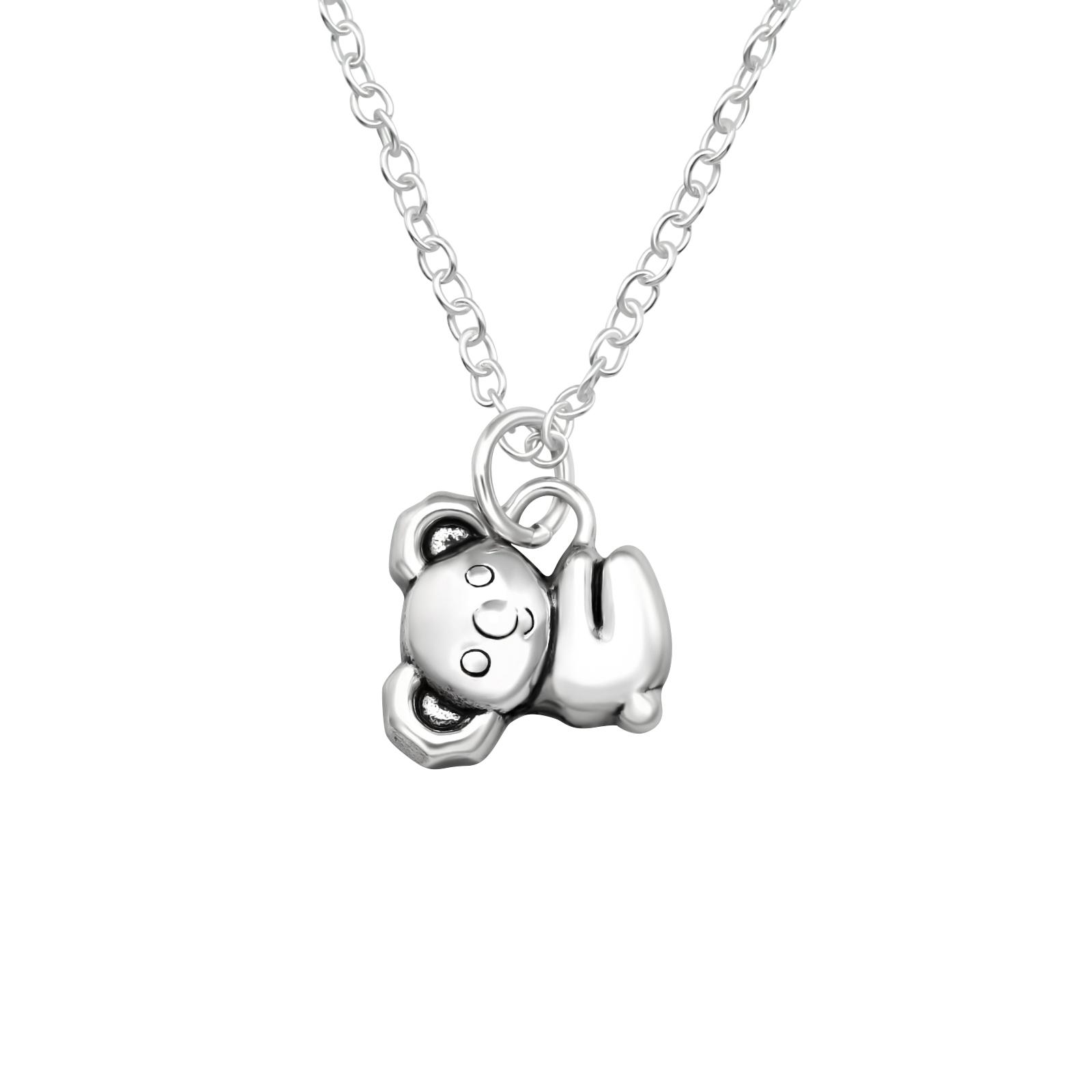silver koala necklace