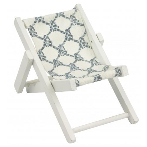 patterned mini deck chair