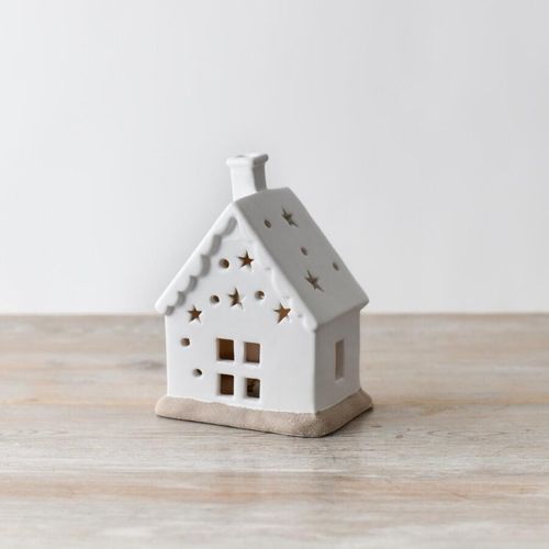 ceramic light up house