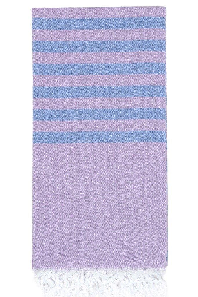 lilac & cornflower towel and bag