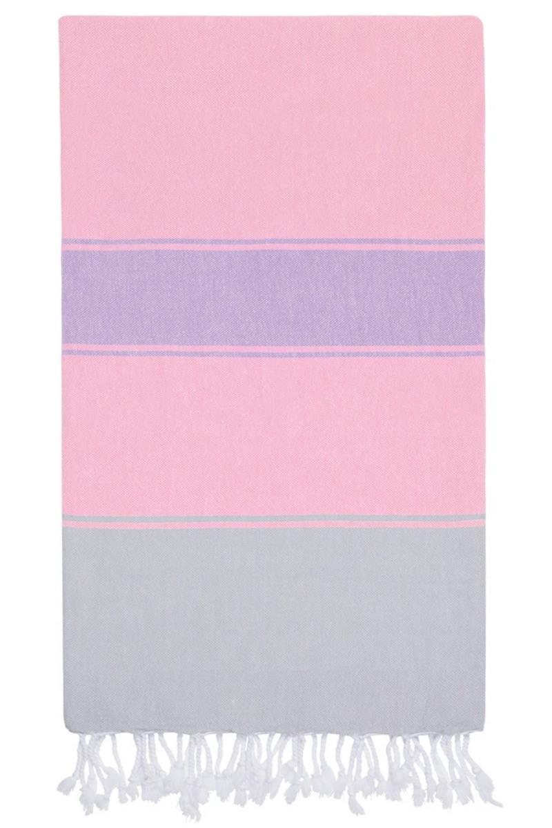 Talia hamam towel pink & lilac