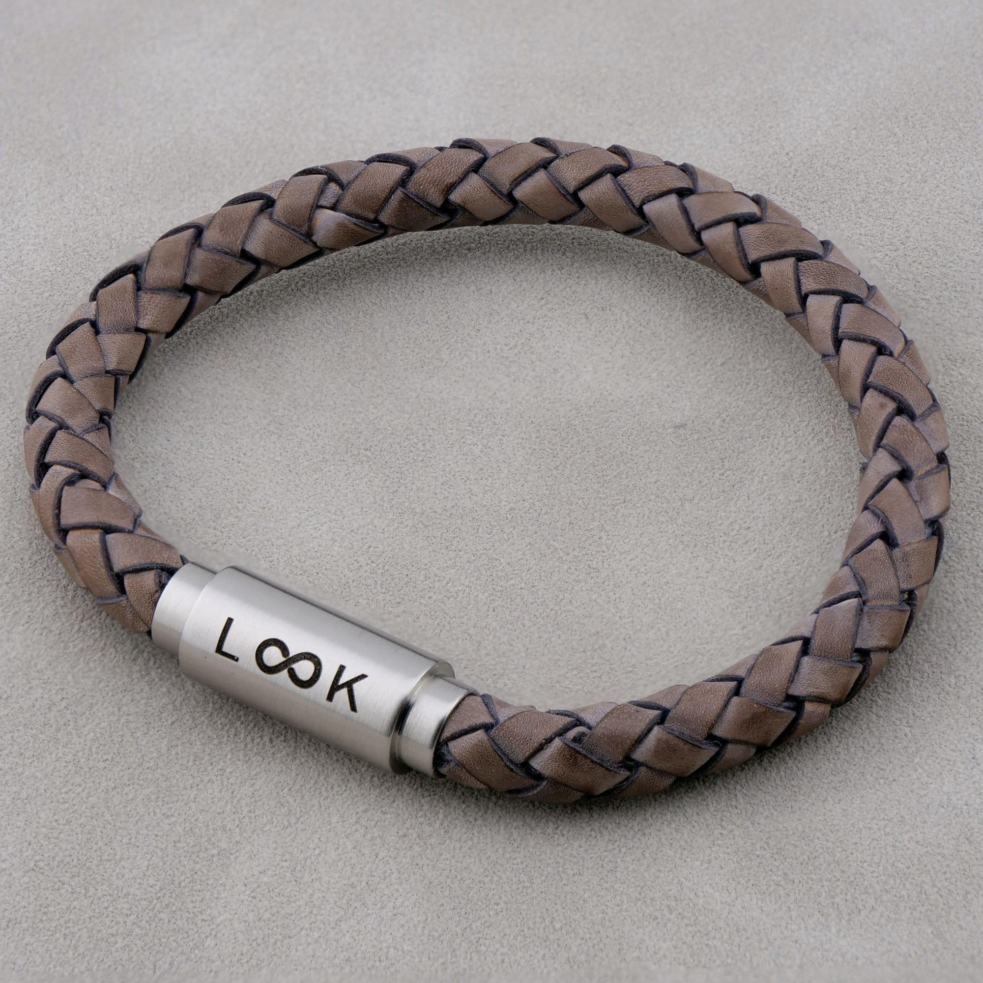 Unisex Infinity Leather Bracelet in 12 colors