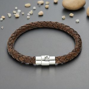 Men's or Boys Plaited Leather Bracelet in 9 colours and 4 sizes