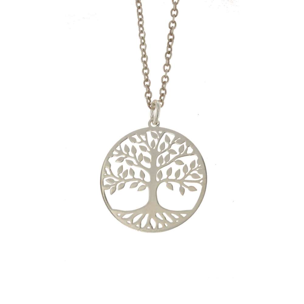 Sterling Silver 20mm Tree of Life Pendant