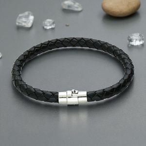 Men's or Boys Plaited Leather Bracelet in 9 colours and 4 sizes