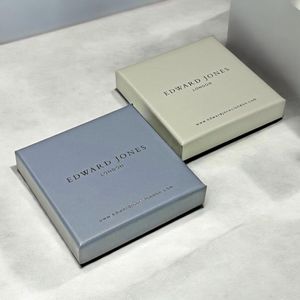 Edward Jones London gift boxes for personalised bracelet packaging