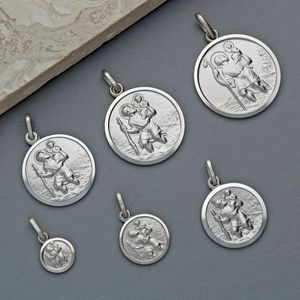 Sterling Silver St Christopher Pendant