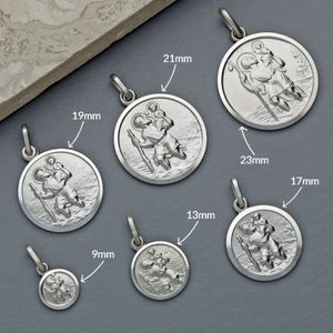 Sterling Silver St Christopher Pendant