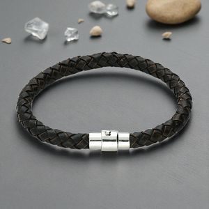 Men's or Boys Plaited Leather Bracelet in 9 colours and 4 sizes