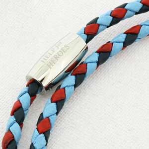 Help for Heroes Leather Bracelet with a Magnetic Clasp
