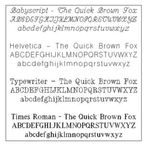 Example Font
