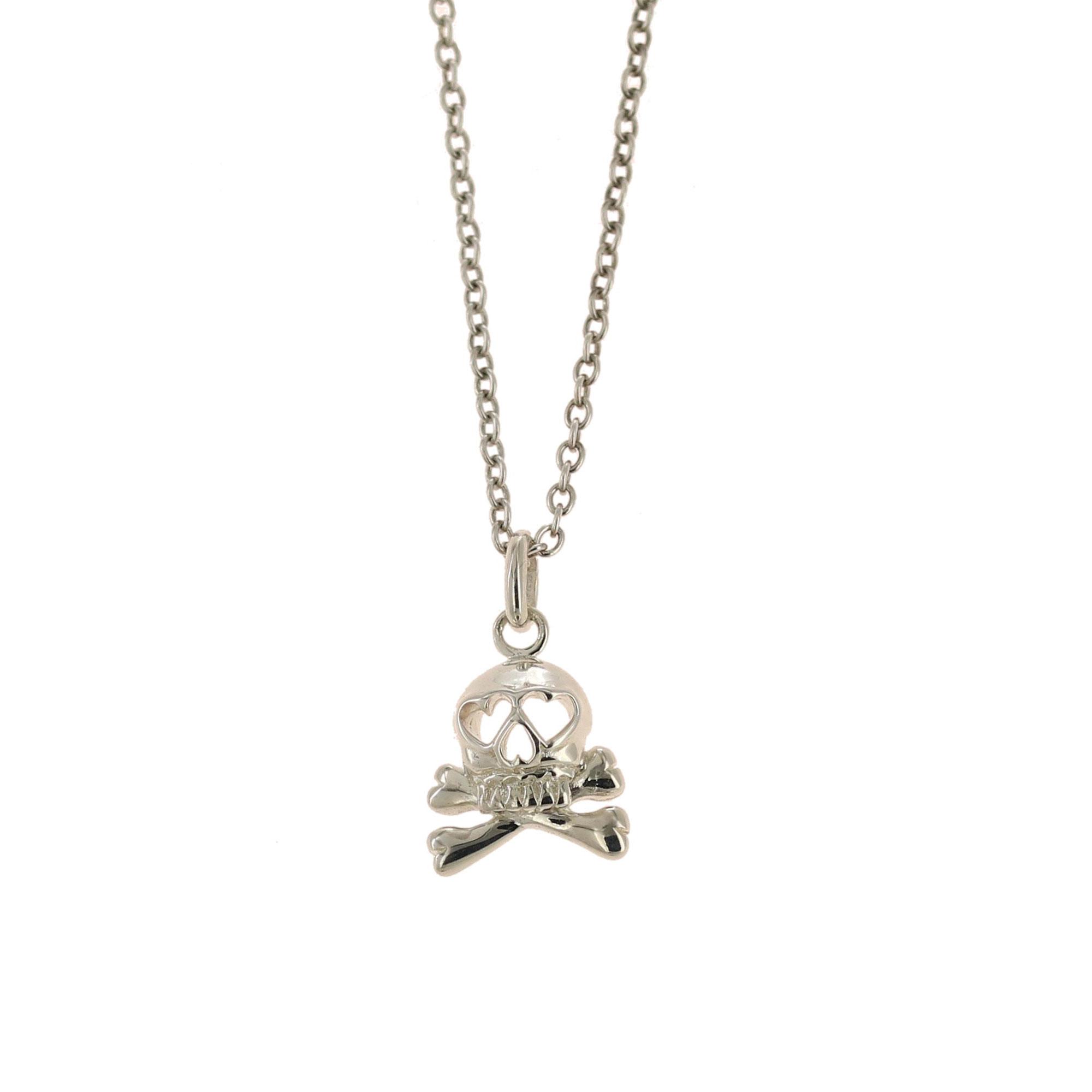 Skull and Bones Necklace or Pendant