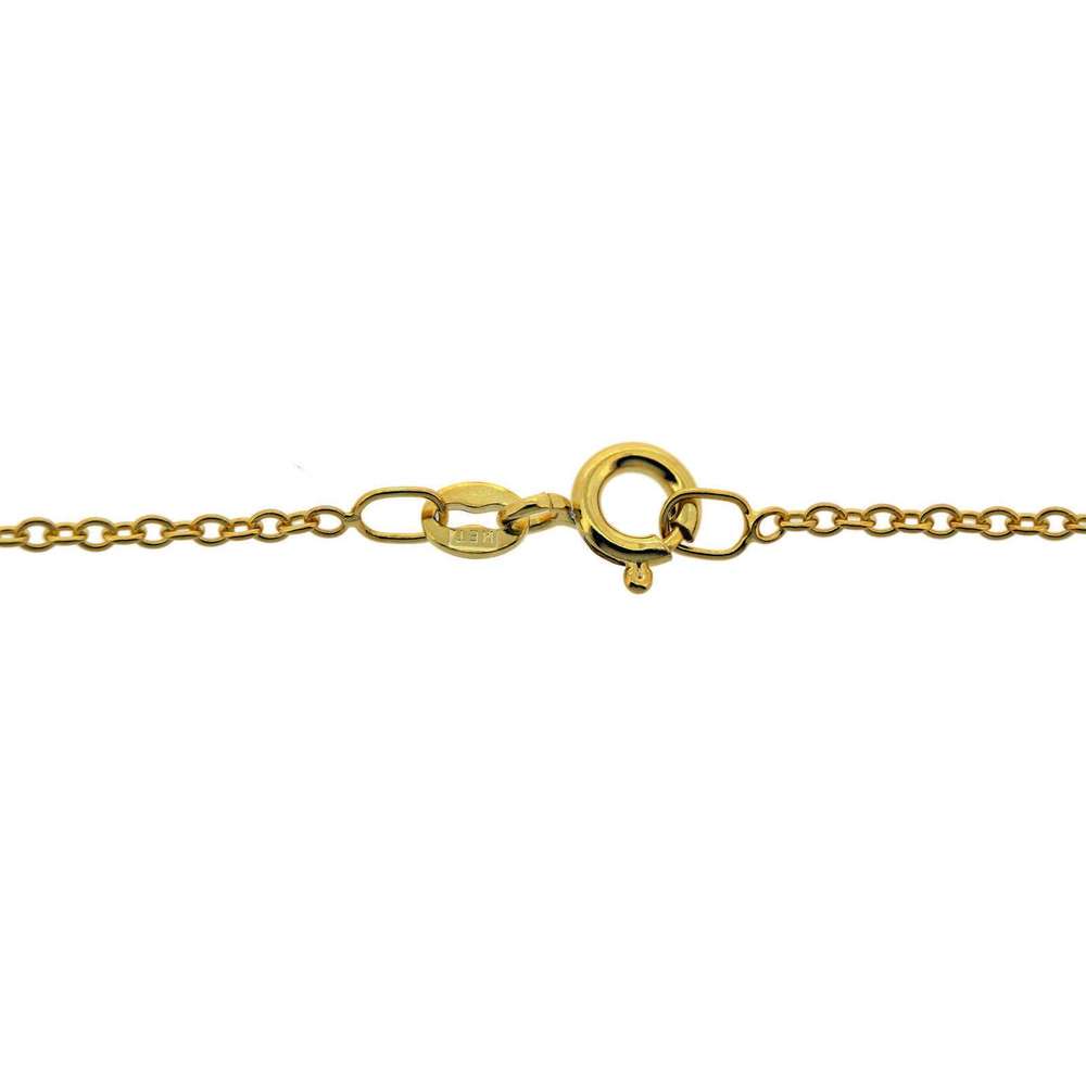 Italian made Organically E-coated 9ct Gold Plated 1.6mm Trace Chains