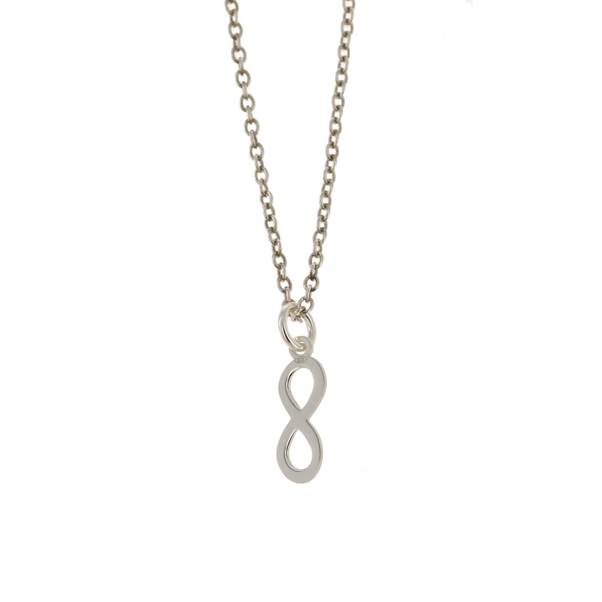 Sterling Silver Mini Infinity Charm, or Necklace