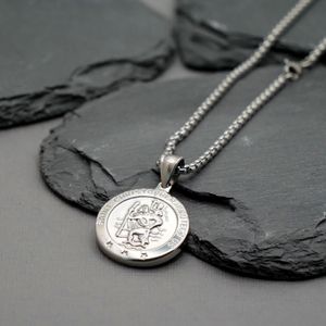 st christopher necklace