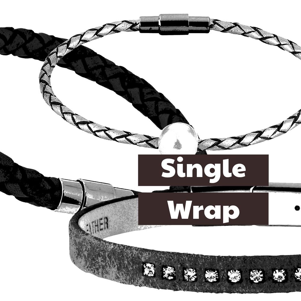 Single Wrap Leather Bracelets