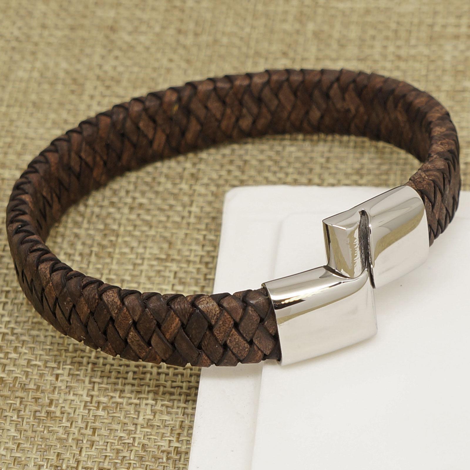 Top 86+ leather bracelet fasteners super hot - in.duhocakina
