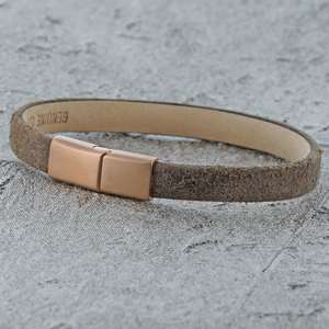 Alraune Brown Leather Bracelet