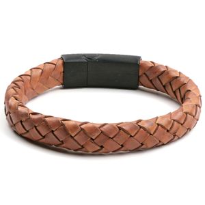 ST CHRISTOPHER LEATHER BRACELET