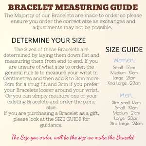 Bracelet size Chart