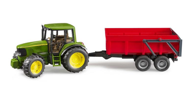 Bruder 02057 : John Deere 6920 with Red Tipping Trailer from Elite Toys ...