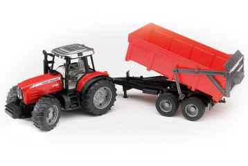 Bruder 02045 : Massey Ferguson 7480 with Tipping Trailer from Elite ...