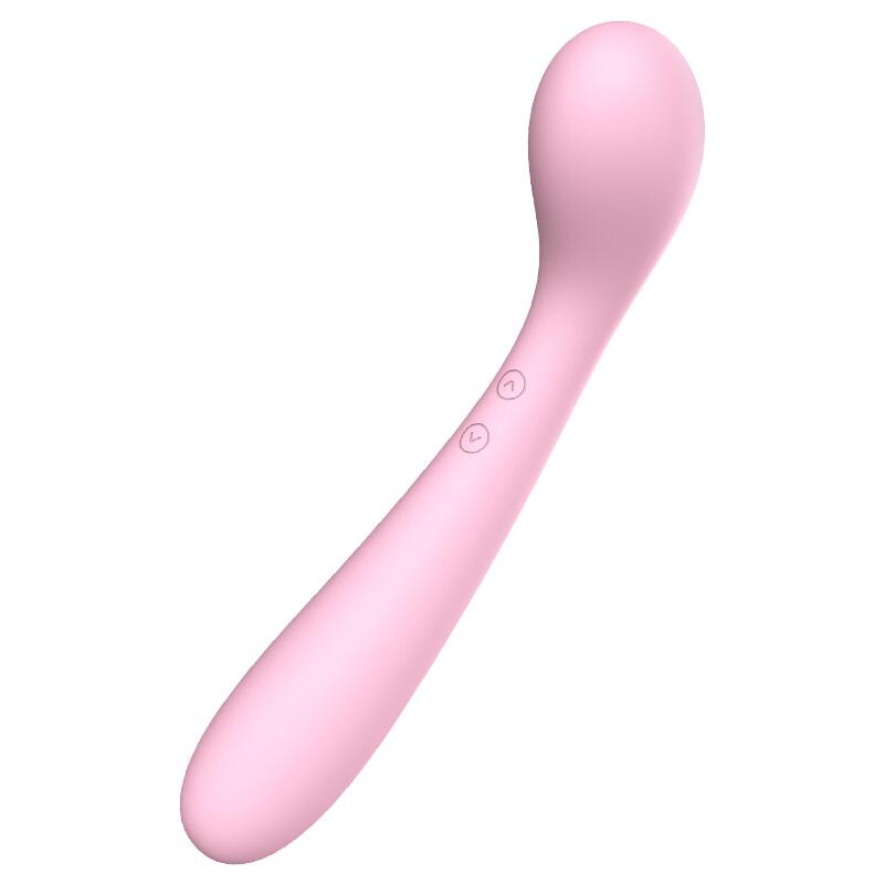 Lily Mini APP Remote Control Rechargeable Waterproof Double-Ended Vibrator Pink by Libotoy