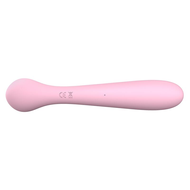 Lily Mini APP Remote Control Rechargeable Waterproof Double-Ended Vibrator Pink by Libotoy 1