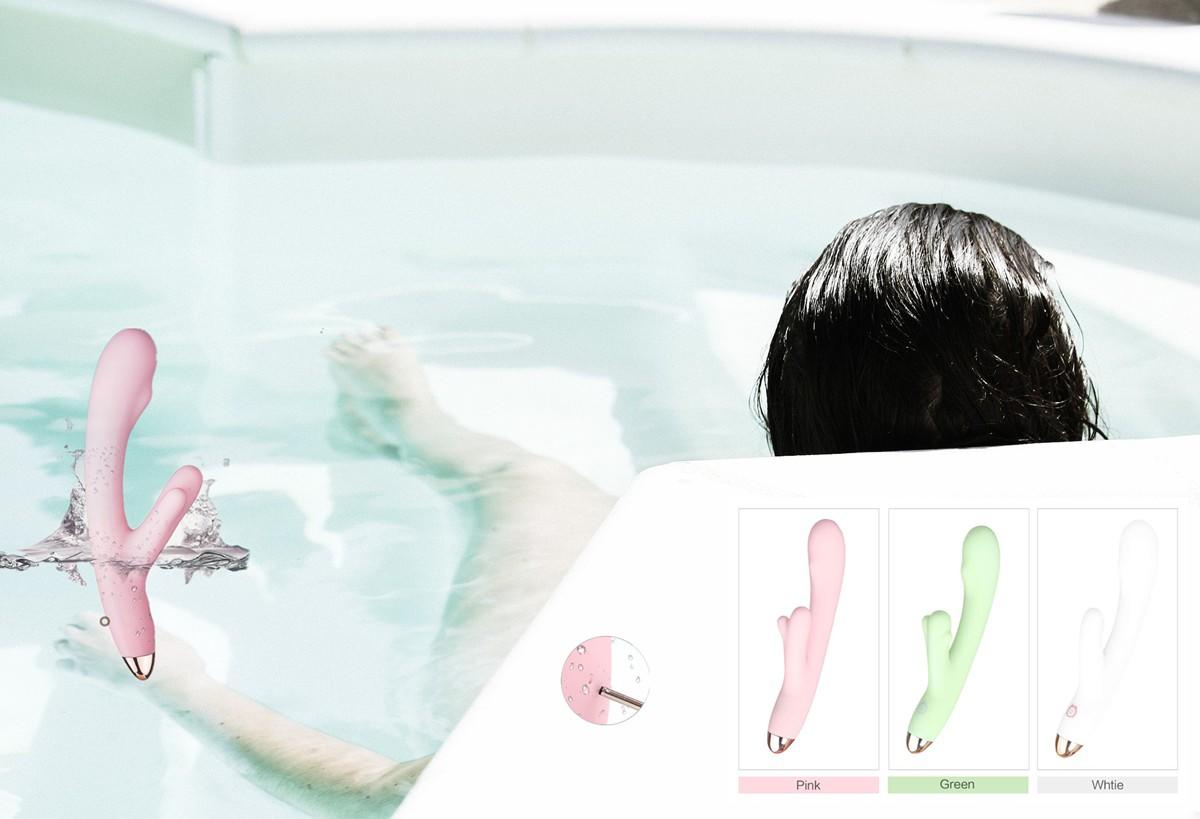 Lottie APP Remote Control Rechargeable Waterproof  Auto Warming Rabbit Vibrator by Libotoy 6