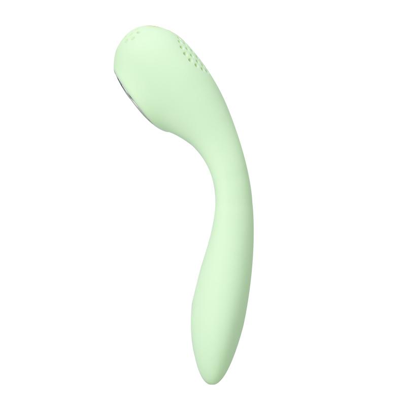 Hotice Pleasure Wand 3  Function Rechargeable Clitoral Vibrator Stimulator Green 2 by Libotoy
