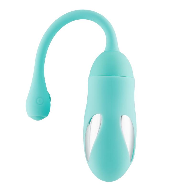 Elle Smart APP Remote Control Rechargeable Waterproof Electric Clitoral Stimulator Blue By Libotoy