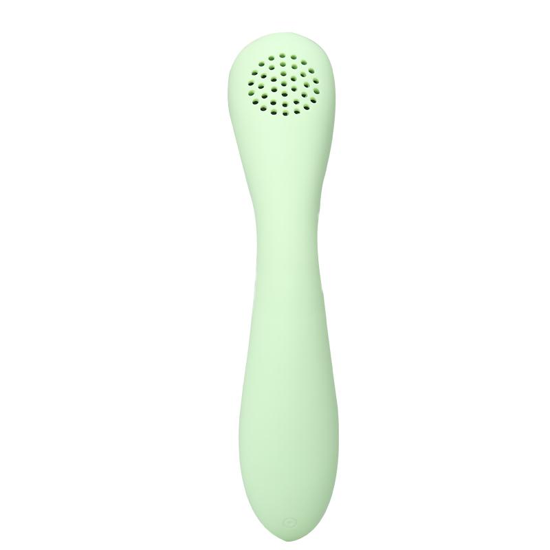 Hotice Pleasure Wand 3  Function Rechargeable Clitoral Vibrator Stimulator Green 4 by Libotoy