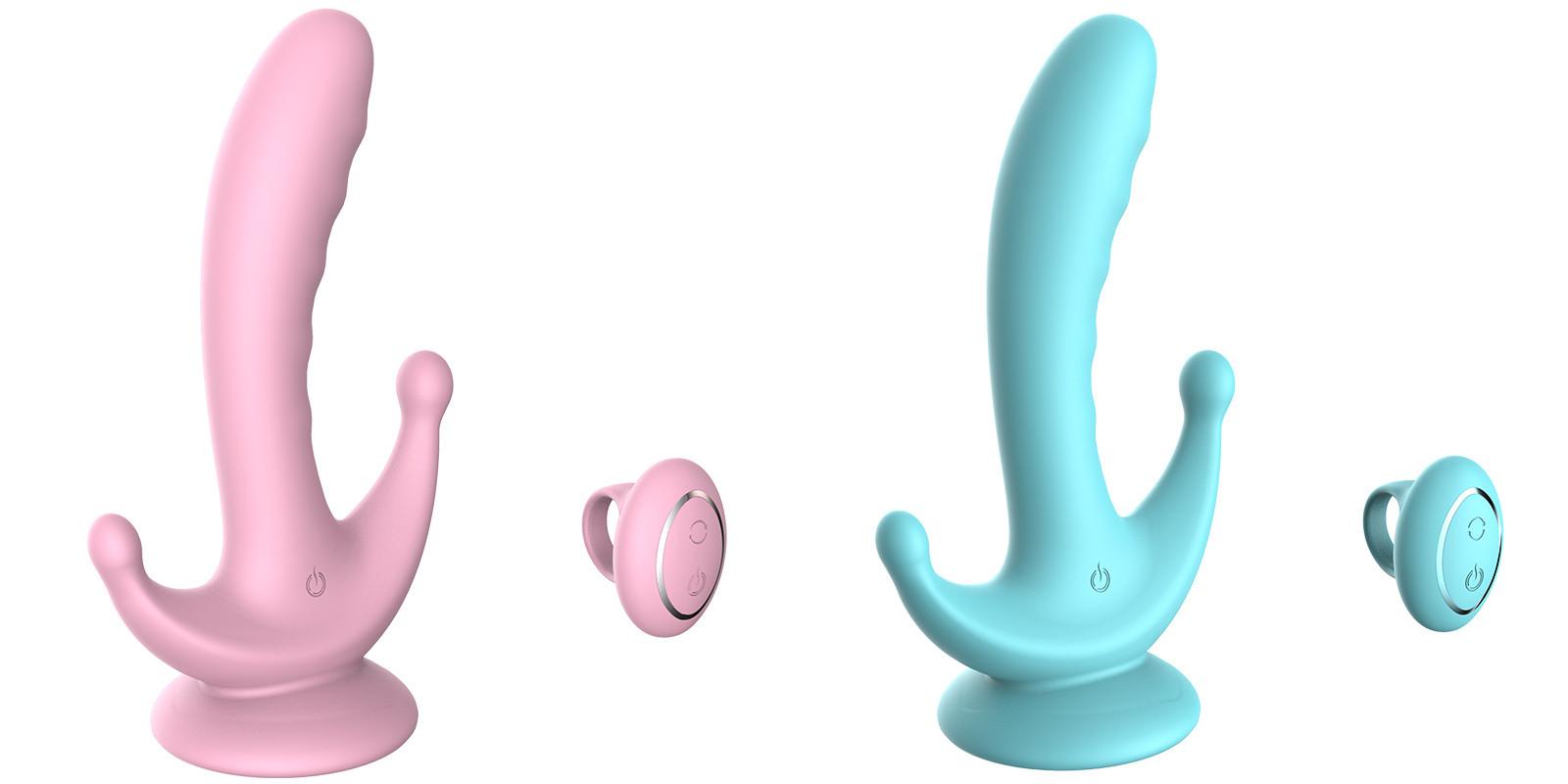 Maeve Rechargeable Waterproof Auto Warming Triple Curve Rabbit Vibrator by Libotoy 1