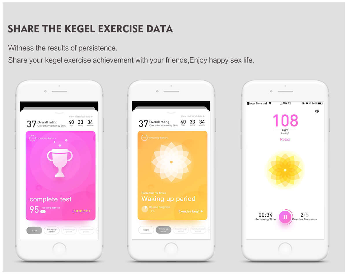 Interactive AI Smart App Kegel Ball - Karen by Libotoy
