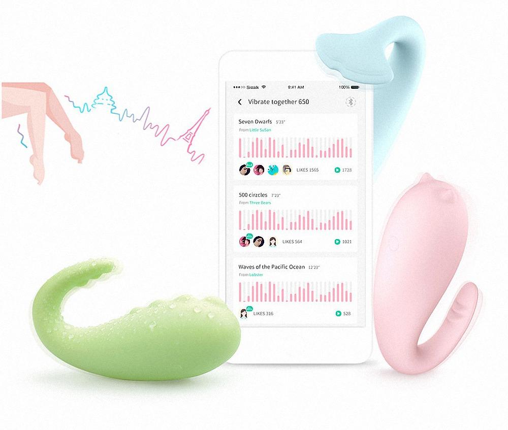 Sistalk Monster Pub S1 Smart App Controlled Love Eggs Share Your Vibration - Libotoy UK
