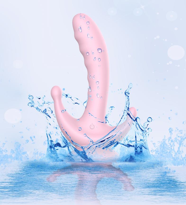 Maeve Rechargeable Waterproof Auto Warming Triple Curve Rabbit Vibrator by Libotoy 8