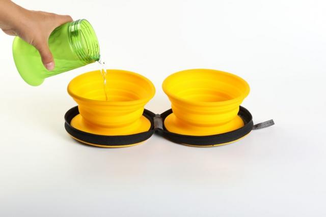 paw activated drinking fountain