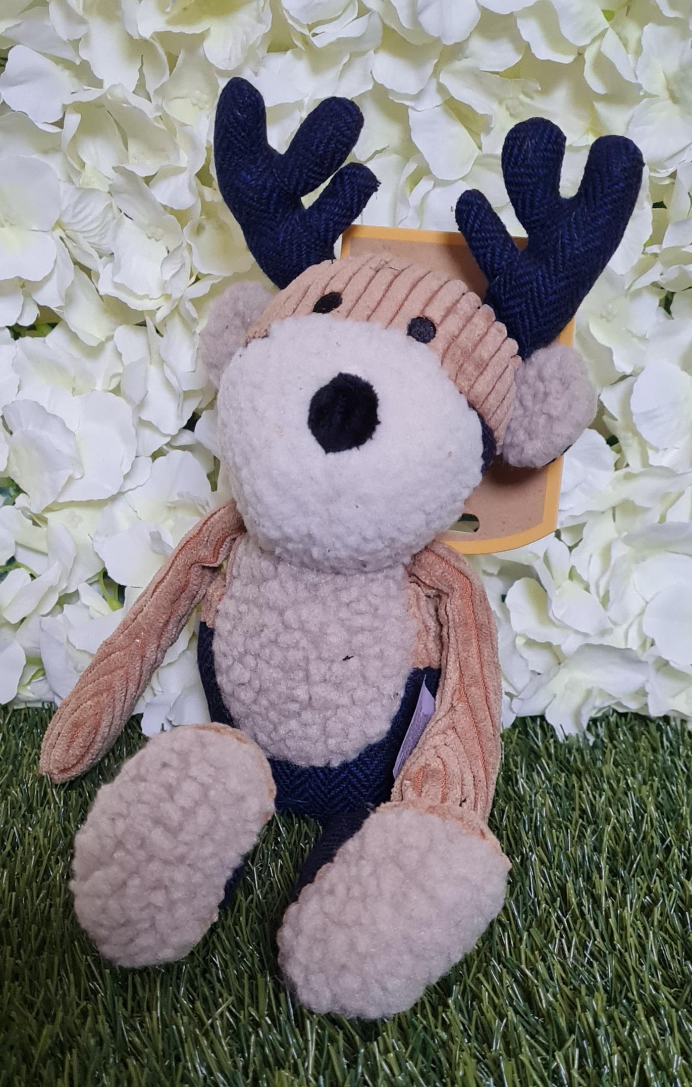 House of Paws Navy Tweed Stag