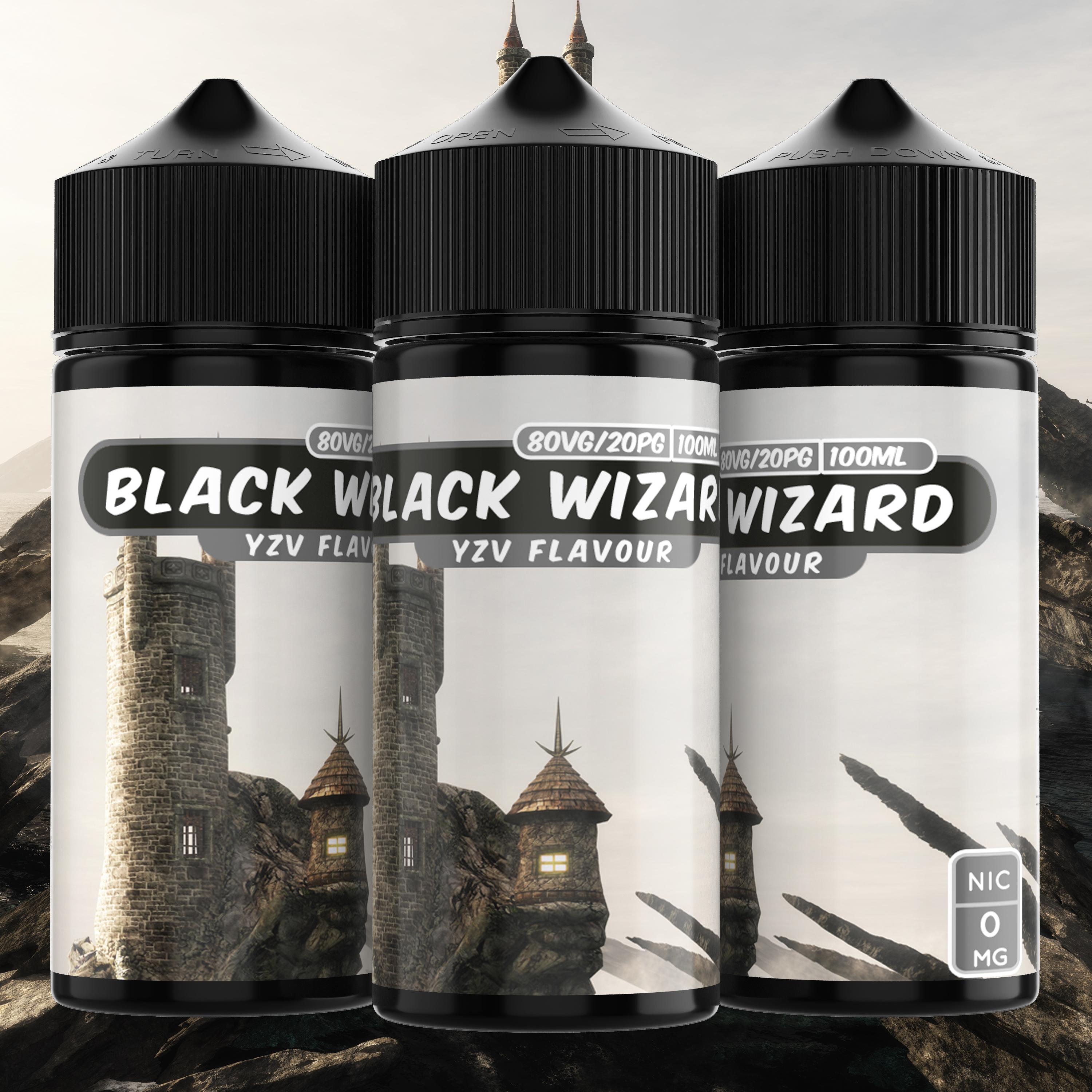 100ml Black Wizard 4mg e liquid