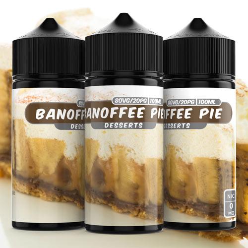 100ml Banoffee Pie 0mg e liquid