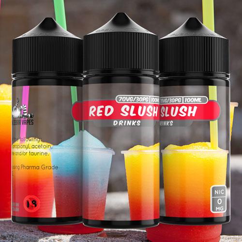 Red Slush tastes of a sweet strawberry slush drink, with a refreshing and cooling kick.