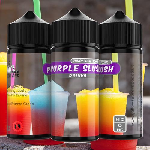 Our Purple Slush is a sweet candy grape mixed into a refreshing and cooling slush experience.