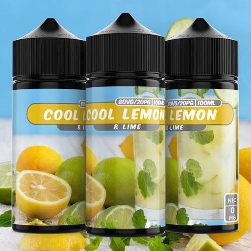 100ml Cool Lemon & Lime 0mg e liquid