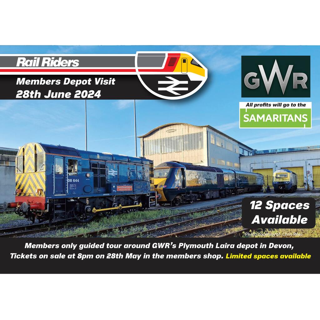 Rail Riders Laira Depot Visit, June 2024